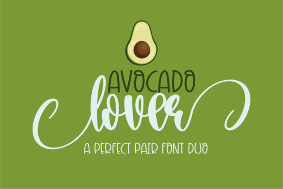 Avocado Lover Font for Modern Branding