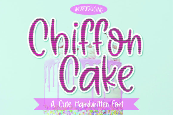 Chiffon Cake Font for Editorial Design