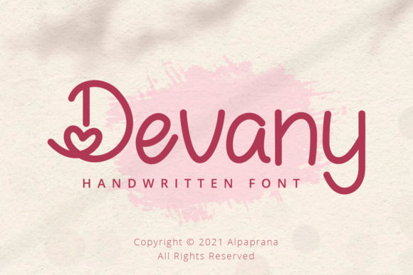 Devany: A Handwritten Font That Breathes Life Into Editorial Designs
