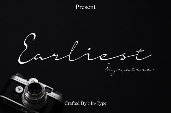 Earliest Signature: Elevating Brand Messaging with a Delicate Script Font