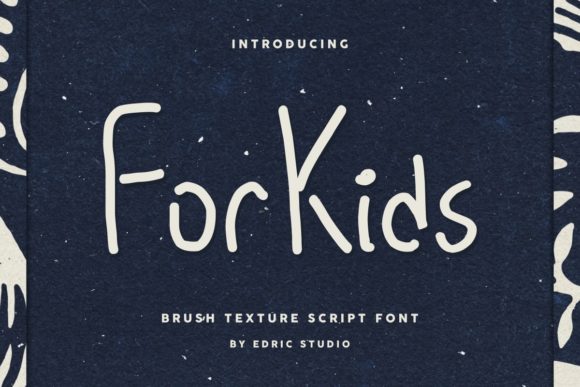 For Kids: A Handwritten Font for Editorial Charm