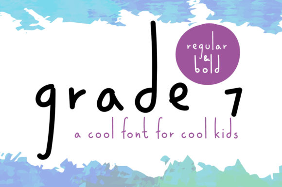 Grade 7: A Chalkboard-Inspired Font for Handmade Creations