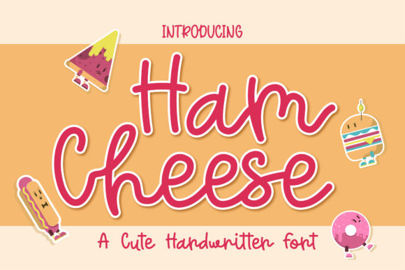 Ham Cheese Font for Web Design and Branding