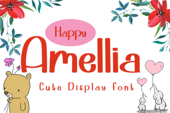 Happy Amellia: A Handwritten Font for Thoughtful Typography