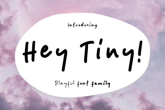 Hey Tiny: A Handwritten Font for Thoughtful Editorial Design