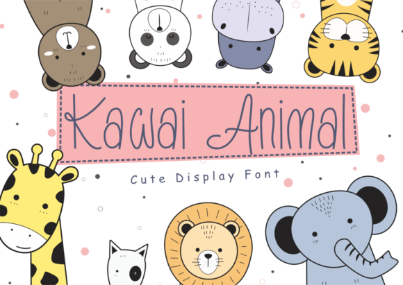 Kawai Animal: A Handwritten Font for Branding with Personality