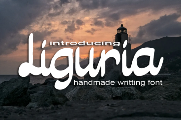 Liguria Font for Handmade Creations