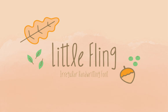 Little Fling: A Script Font for Creative Projects