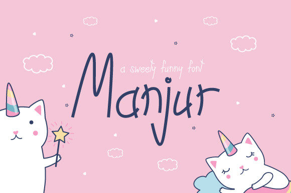 Manjur: A Handwritten Font for Editorial Design and Branding