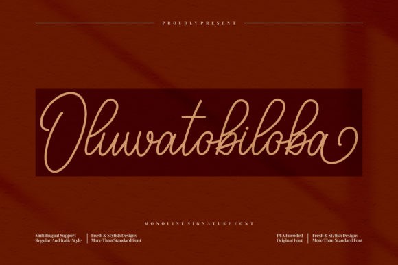 Oluwatobiloba Font for Handmade Creations
