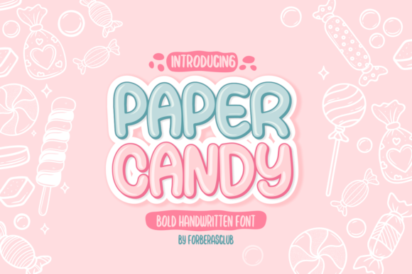 Paper Candy Font for Web Design Projects