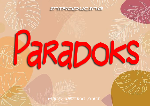 Paradoks: A Handwritten Font for Authentic Digital Marketing