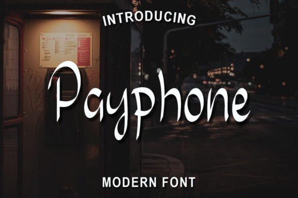 Payphone Script Font for Handmade Creations