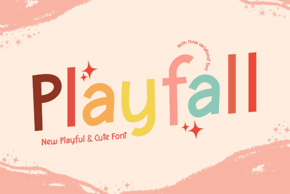 Playfall: A Playful Handwritten Font for Branding Projects