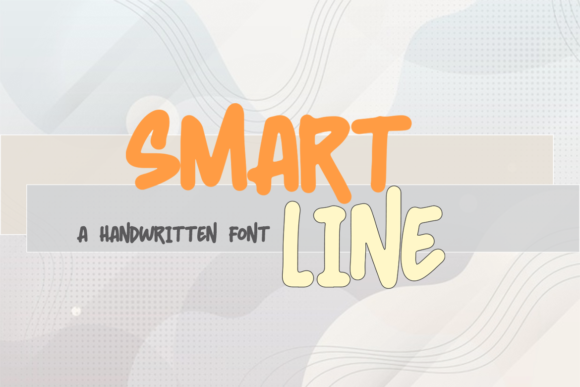 Smart Line: A Playful Font for Handmade Creations