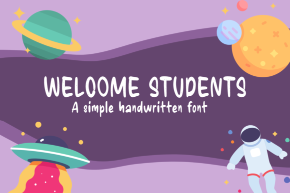 Welcome Students Font Review for Editorial Design